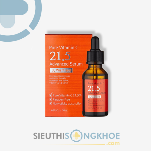 By Wishtrend Pure Vitamin C 21.5 Advanced Serum - Sản Phẩm Hỗ Trợ Điều Trị Thâm Sạm Nám Da