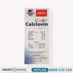 Kinder Calciovin Liquid Hỗ Trợ Tăng Trưởng Chiều Cao & Mọc Răng Chắc Khoẻ Cho Trẻ Em Chai 200ml