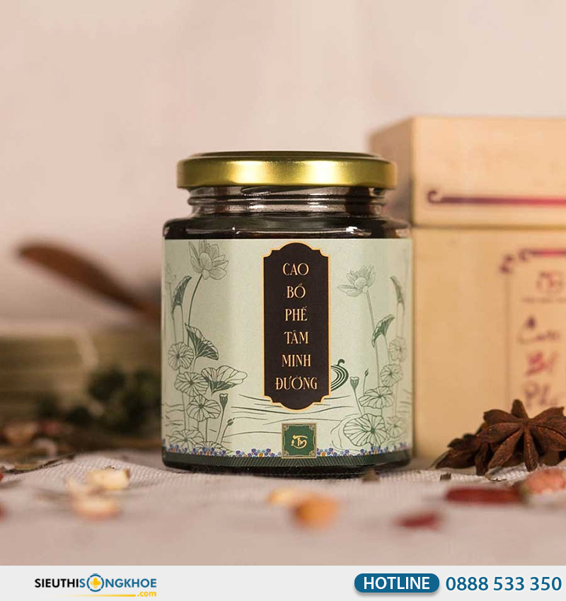 cao bổ phế tâm minh đường
