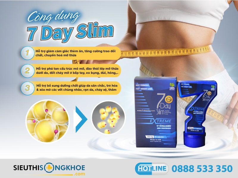 công dụng 7 day slim extreme