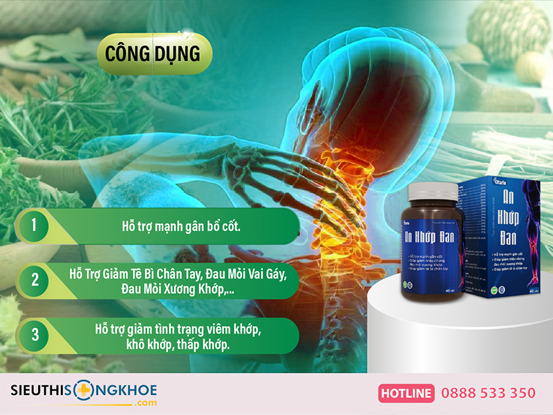 công dụng của an khớp đan