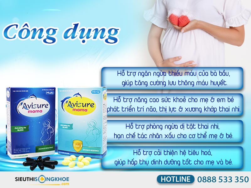 công dụng của avisure mama