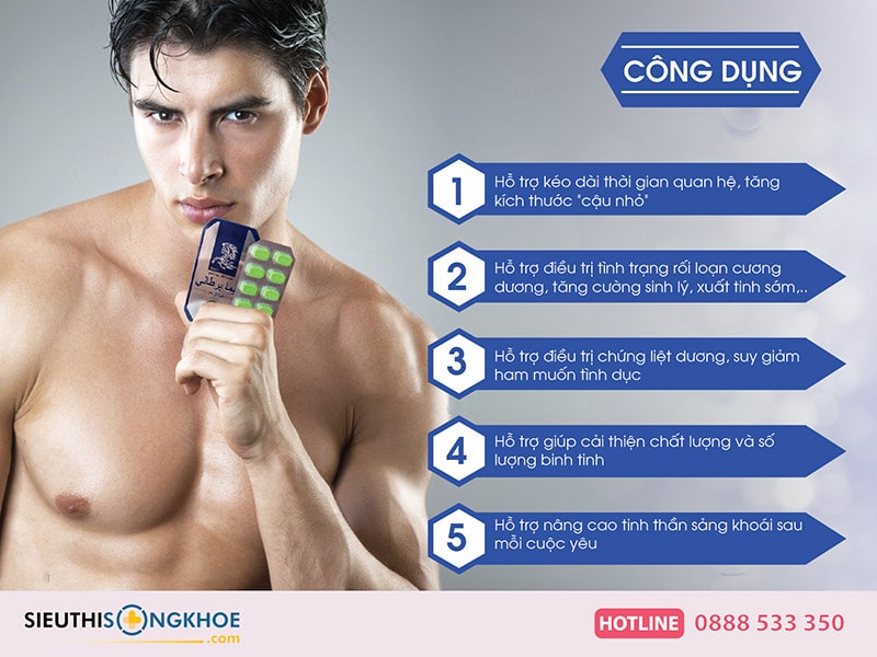 công dụng của cường dương ngựa thái