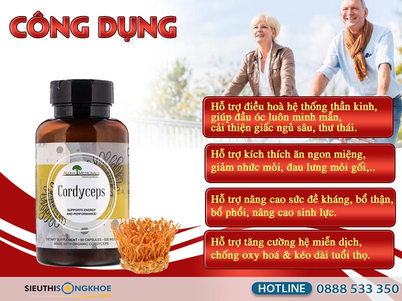 công dụng của đông trùng hạ thảo aloha