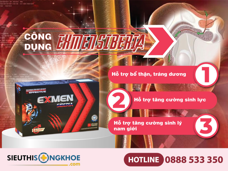 công dụng của exmen siberia