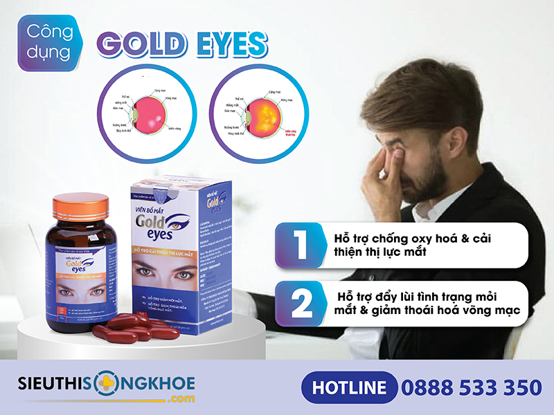 công dụng của gold eyes