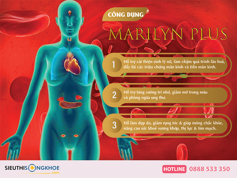 công dụng của marilyn plus