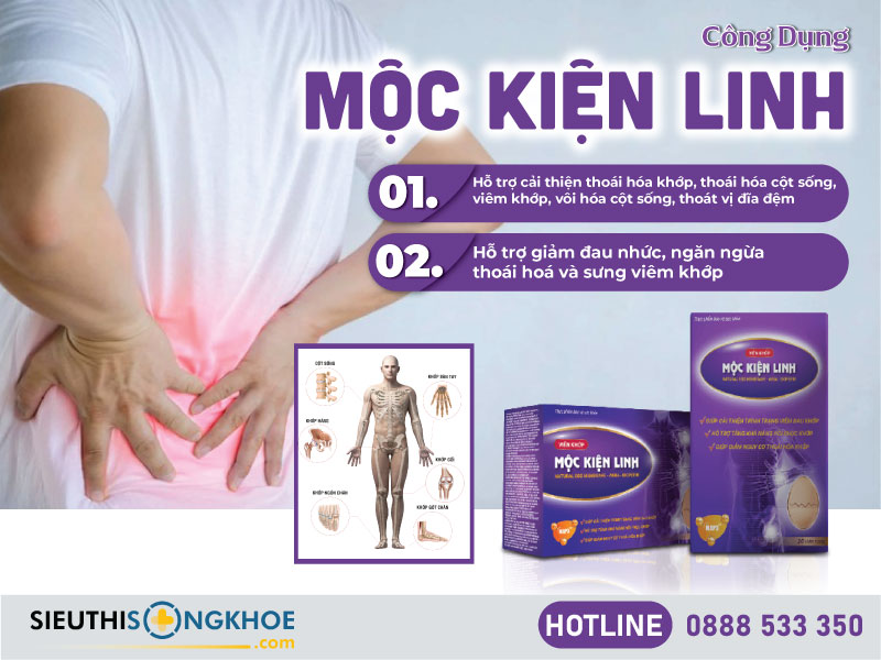 công dụng của mộc kiện linh