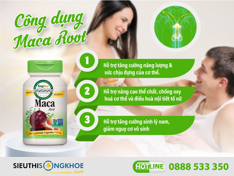 công dụng của nature's way maca root