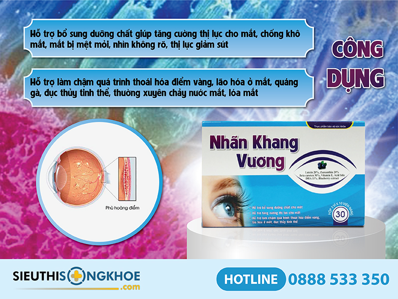 công dụng của nhãn khang vương