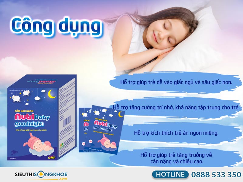 công dụng của nutribaby goodnight