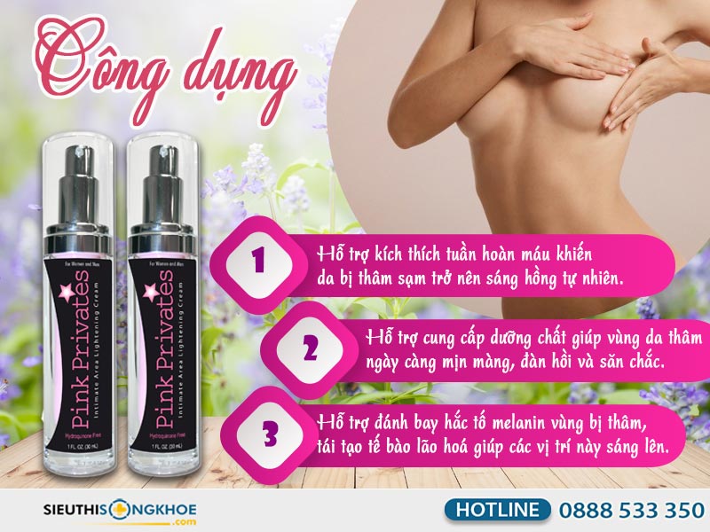 công dụng của pink privates cream