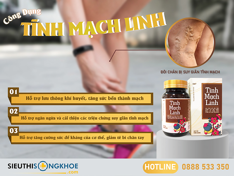 công dụng của tĩnh mạch linh