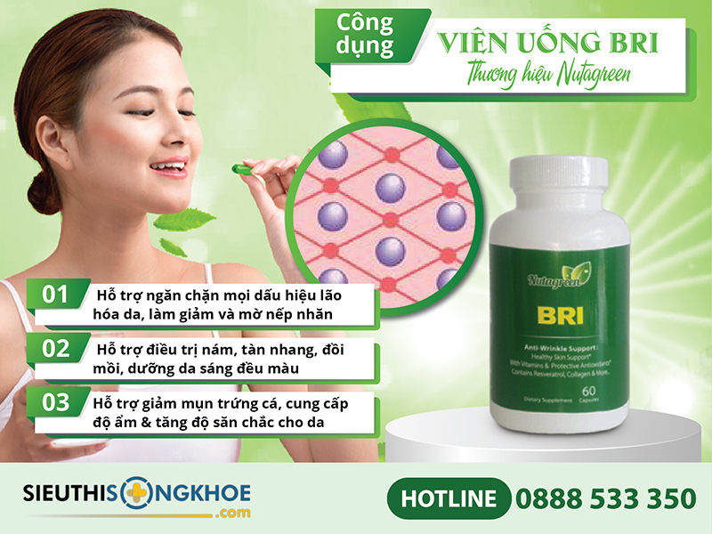 công dụng của viên uống bri