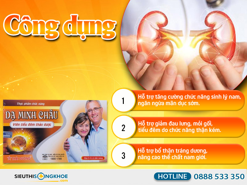 công dụng của viên uống dạ minh châu