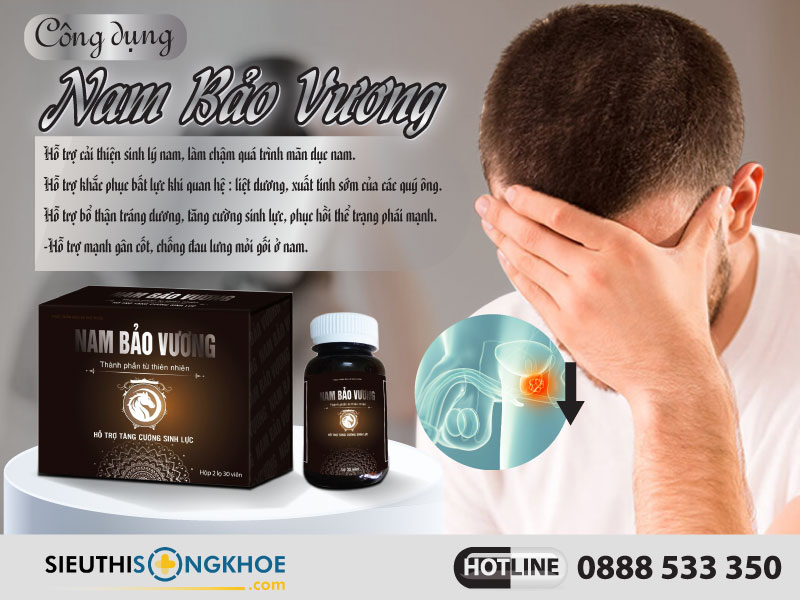 công dụng của viên uống nam bảo vương