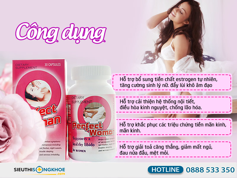 công dụng của viên uống perfect woman