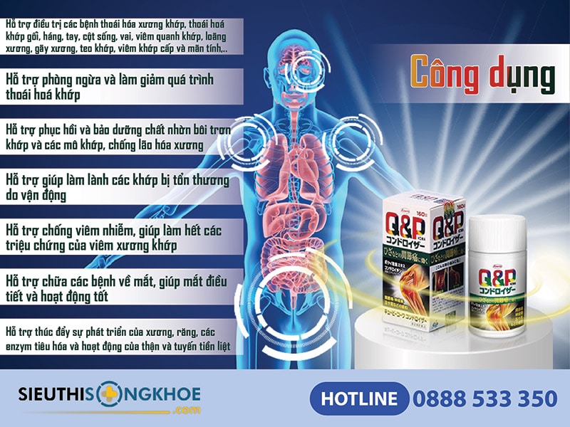 công dụng của viên uống q&p kowa