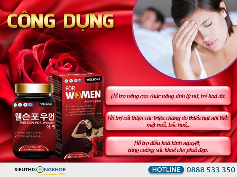 công dụng của welson for women