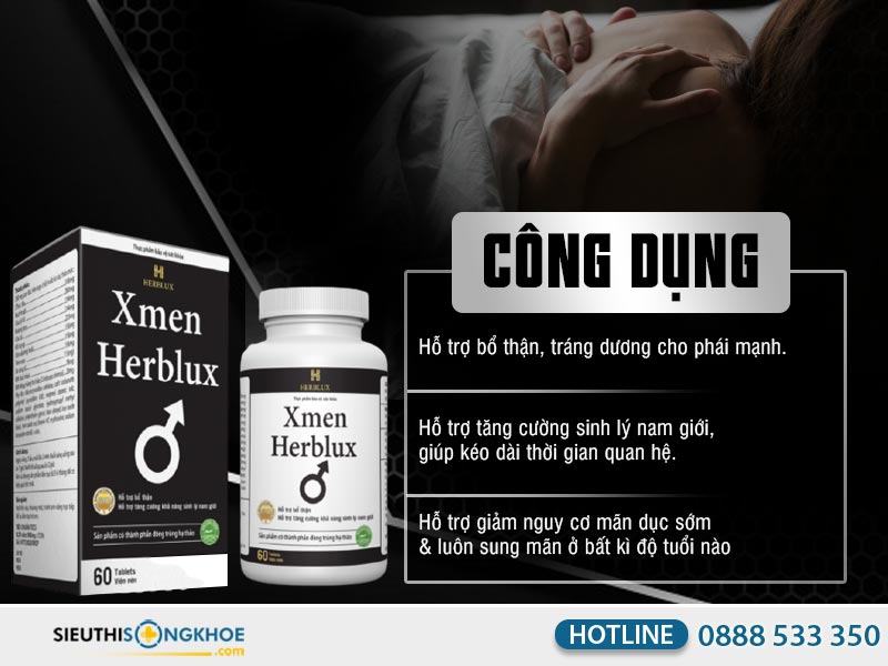 công dụng của xmen herblux
