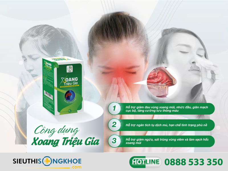 công dụng của xoang triệu gia