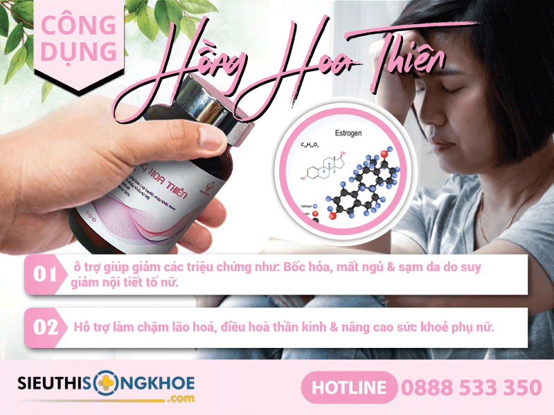 công dụng hồng hoa thiên
