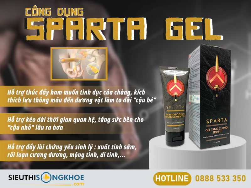 công dụng sparta gel