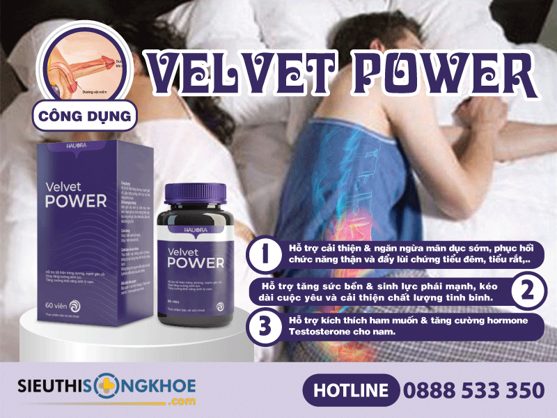 công dụng velvet power