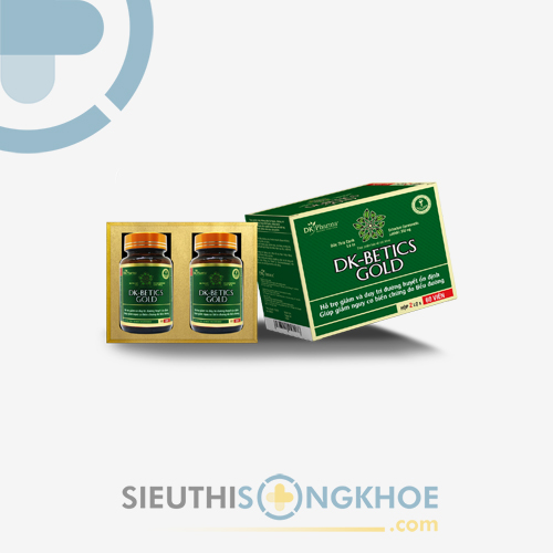 DK Betics Gold - Viên Uống Hỗ Trợ Điều Trị & Ngừa Biến Chứng Bệnh Tiểu Đường