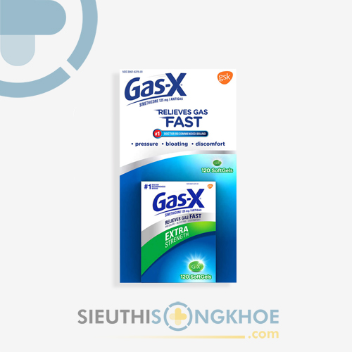 Gas-X Extra Strength - Sản Phẩm Hỗ Trợ Cải Thiện Hệ Tiêu Hoá & Giảm Chứng Đầy Hơi