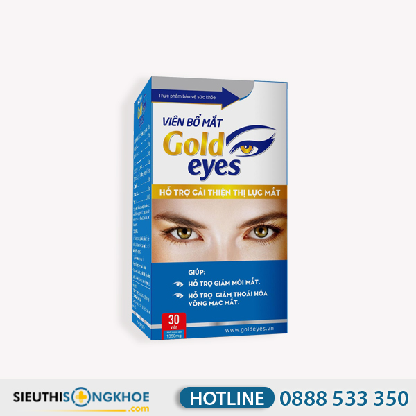 Gold Eyes - Viên Uống Hỗ Trợ Tăng Cường Sức Khoẻ Thị Lực