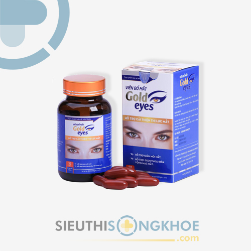 Gold Eyes - Viên Uống Hỗ Trợ Tăng Cường Sức Khoẻ Thị Lực