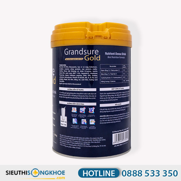 Grandsure Gold - Sản Phẩm Hỗ Trợ Củng Cố Hệ Xương Khớp Rắn Chắc