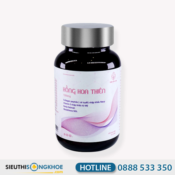 Hồng Hoa Thiên - Viên Uống Hỗ Trợ Cân Bằng Nội Tiết Tố & Chăm Sóc Sắc Đẹp Phụ Nữ