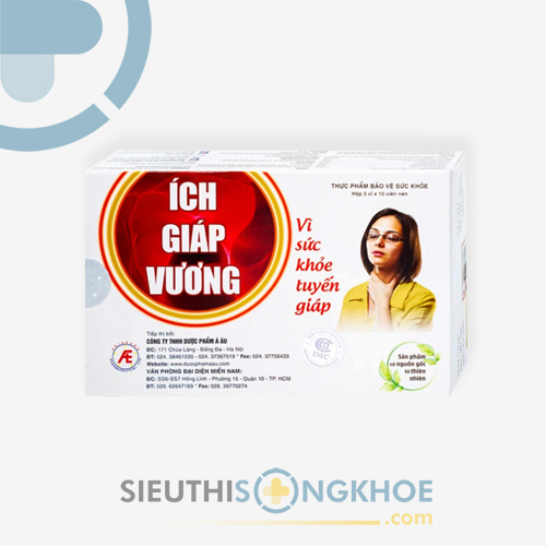 Ích Giáp Vương - Viên Uống Hỗ Trợ Cải Thiện Bệnh Tuyến Giáp
