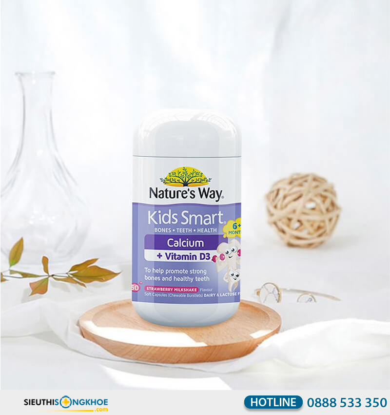nature's way kids smart calcium + vitamin d3 burstlets