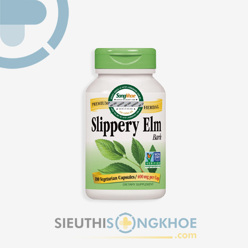 Nature's Way Slippery Elm Bark - Viên Uống Hỗ Trợ Cải Thiện Hệ Tiêu Hoá, Hệ Hô Hấp & Đường Tiết Niệu