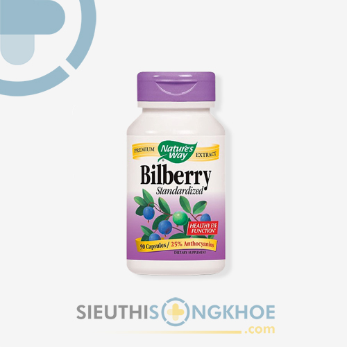 Nature's Way Standardized Bilberry - Viên Uống Hỗ Trợ Nâng Cao Sức Khoẻ Thị Giác