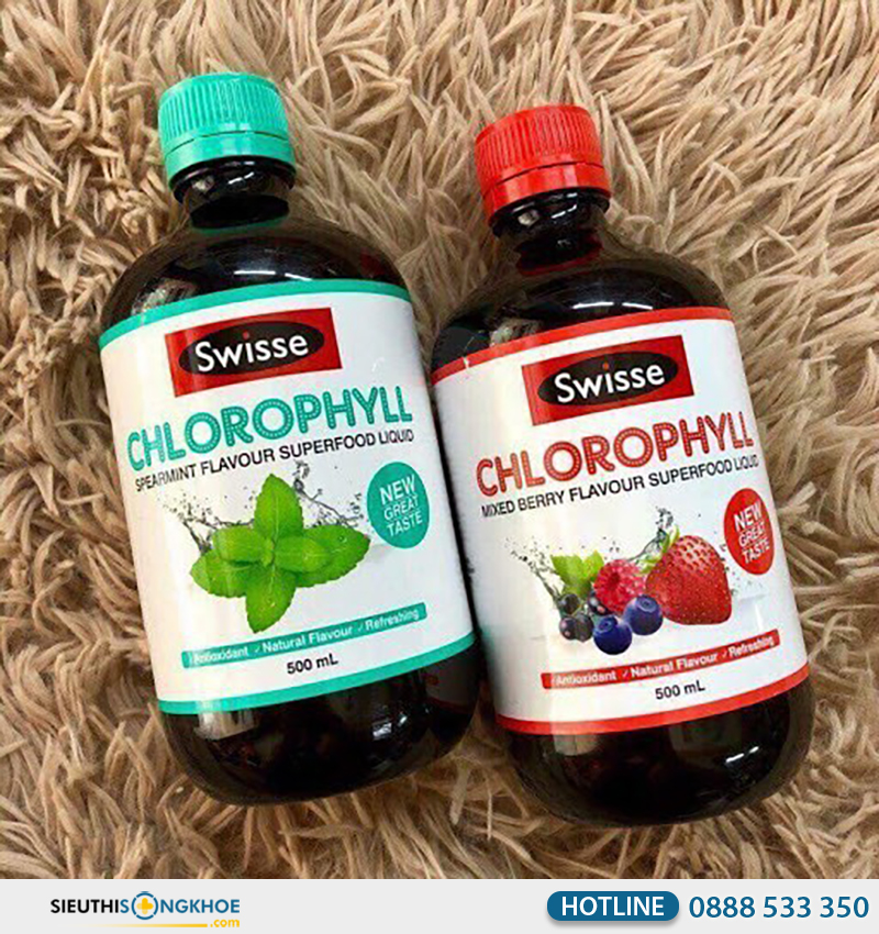nước diệp lục swisse chlorophyll có tốt không