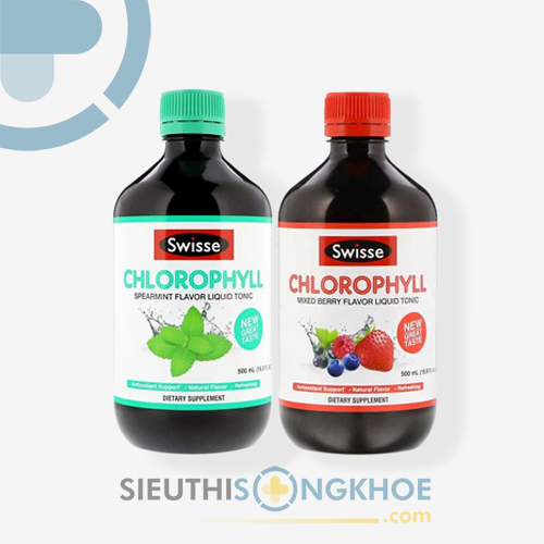 Nước Diệp Lục Swisse Chlorophyll - Sản Phẩm Hỗ Trợ Giải Độc Thanh Lọc Gan, Máu & Da