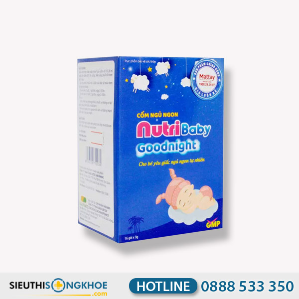 Nutribaby Goodnight - Sản Phẩm Hỗ Trợ Cải Thiện Hệ Thần Kinh & Chăm Sóc Giấc Ngủ Của Trẻ Nhỏ