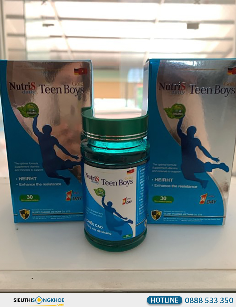 nutris daily teen boys gold
