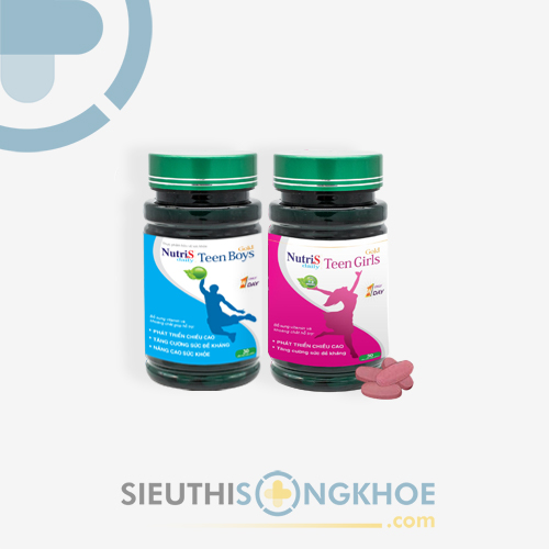 Nutris Daily Teen Gold - Viên Uống Hỗ Trợ Nâng Cao Thể Chất & Phát Triển Chiều Cao Trẻ Em