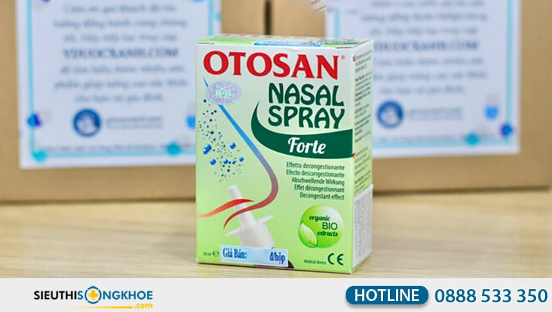 otosan nasal spray forte có tốt không