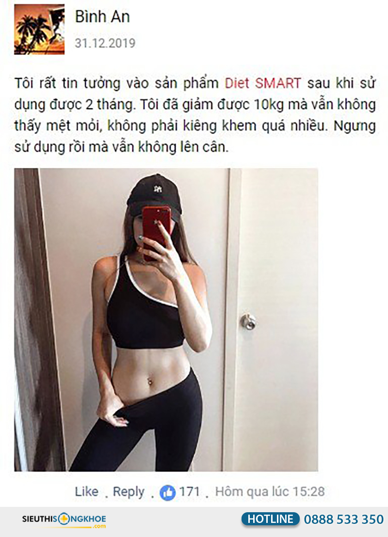 phản hồi khách hàng diet smart