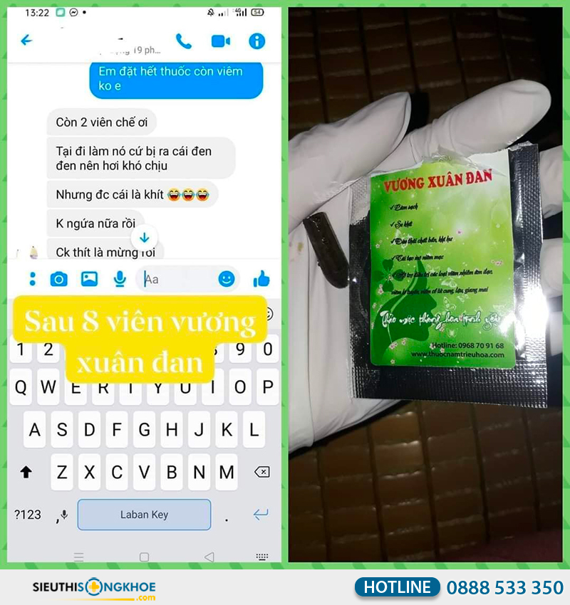 phản hồi khách hàng về viên đặt phụ khoa vương xuân đan