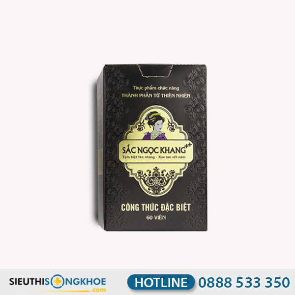Sắc Ngọc Khang ++ - Viên Uống Hỗ Trợ Dưỡng Da & Nâng Cao Sức Khoẻ Sinh Lý Nữ