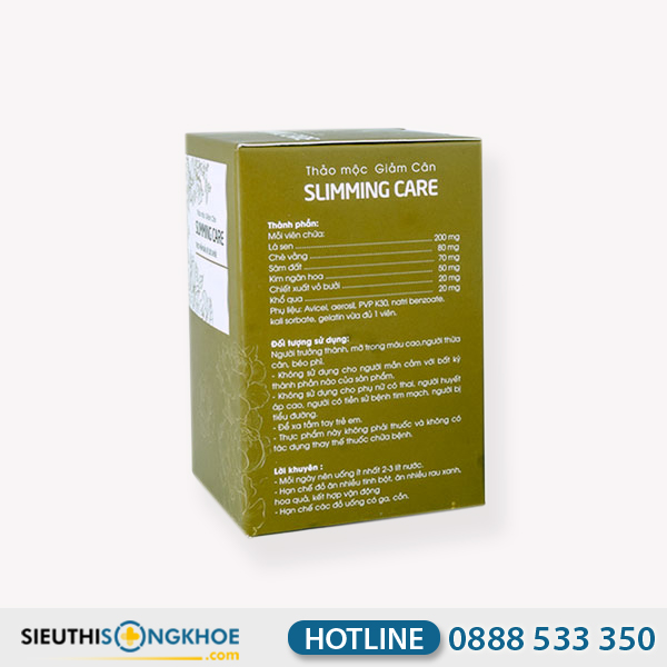 Slimming Care X3 - Viên Uống Hỗ Trợ Giảm Cân Giữ Dáng Đẹp Da