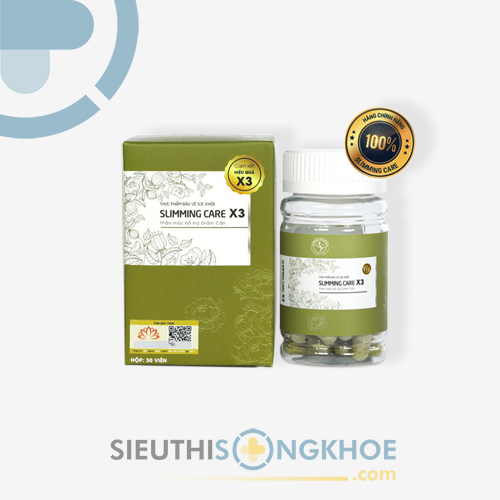 Slimming Care X3 - Viên Uống Hỗ Trợ Giảm Cân Giữ Dáng Đẹp Da