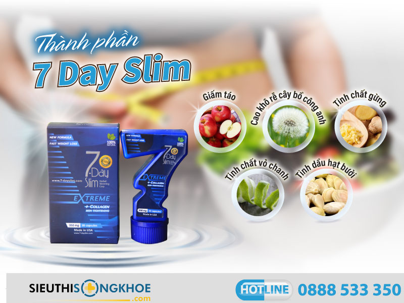 thành phần 7 day slim extreme